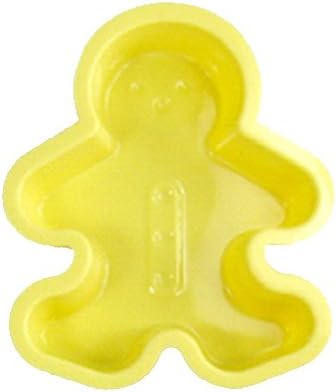Takagi Mulberry Metal Silicone Cake Mold Gingerman Yellow