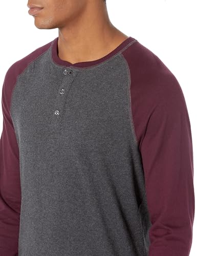 Image of Amazon Essentials Men's Long-Sleeve Henley Shirt