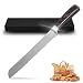 Boxtree Bread Knife 8 Inch Sharp Serrated High Carbon Alloy Steel, Kitchen Knife with Pakkawood Handle for Bread Cake Biscuits