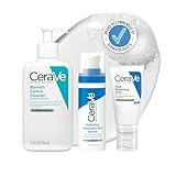 CeraVe Blemish Control Night-Time Routine for oily & blemish-prone skin: Blemish Control Cleanser 236ml, Serum 30ml and PM Facial Moisturising Lotion 52ml. 3-step Routine Bundle