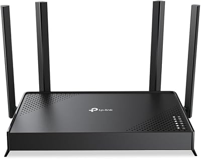 TP-Link Archer BE220 WiFi 7 Router, BE3600Mbps bi-Band jusqu’à 3.6 GB/s, 5 Ports gigabit, 4 Haut Performance Antennas, EasyMesh, WPA3, Parental Control,