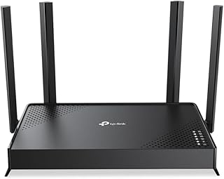 TP-Link Archer BE220 WiFi Router 7, BE 3600Mbps Dual-Band WiFi Router, 2 Ports 2.5G, 4 High Performance Antennas, EasyMesh, WPA3, Parental Control, Built-in Anti-Virus
