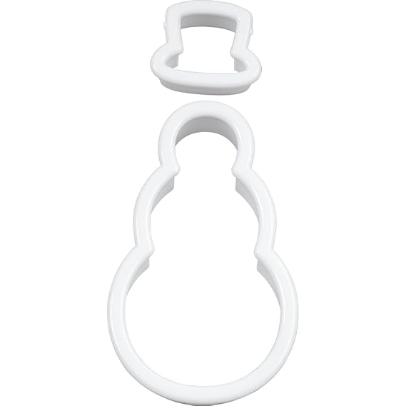 Wilton 2 Piece Snowman Cookie Cutter Set, Multicolor