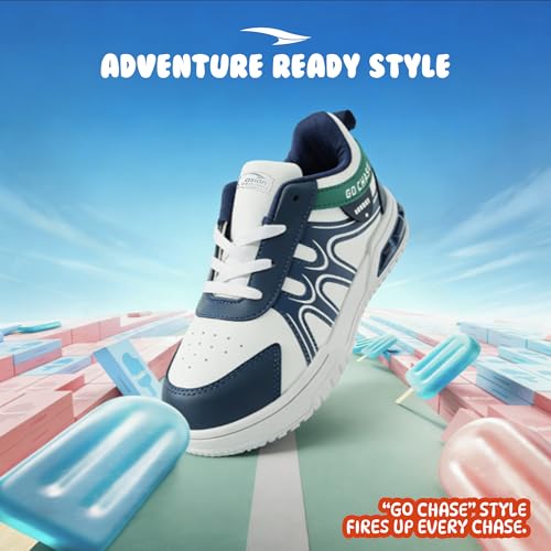 Image of ASIAN Ranger-01 Kids Sneakers | Lightweight Lace-Up Casual Sneakers with Cushioned Sole for Boys & Girls
