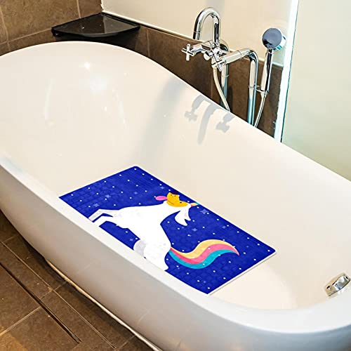 Tapis de bain antidérapant à ventouses avec évacuation d'eau rapide - 5