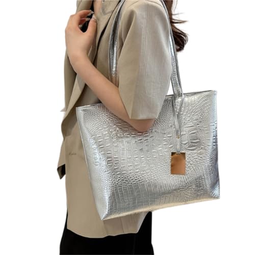 Large Capacity Handbag for Women Girls PU Leather Shoulder Bag Shopping Dating Bag Fashion Commuters Bag Casual Bag2