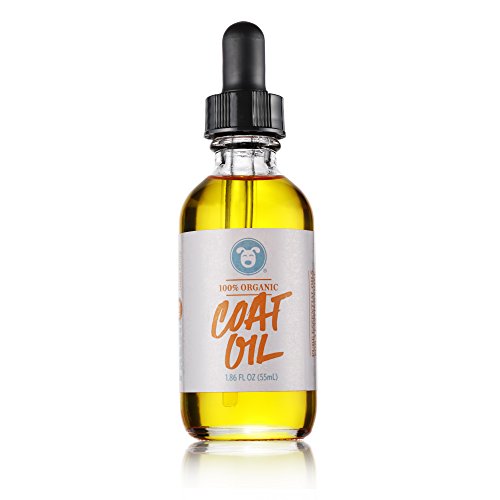 Fresh Dog USDA Organic Leave-in Conditioner for Dogs Coat Oil for Beautiful Shine with Argan and Jojoba Oil (1.86 fl. oz.)