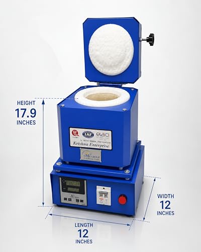 Image of Fast 2KG Electric Melting Machine -, Premium Model, 1200 Max Temperature, Specialized for - Gold, Silver, Copper, Aluminum, Cadmium, Zinc, Brass Bronze & Lid Metal Melting Machine