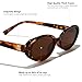 GFUIARA Oval Sunglasses for Women Men Fashion Small 90s Style Sun Glasses UV400