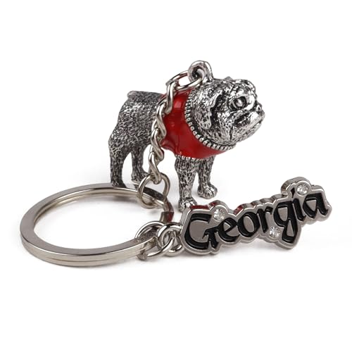 Westmon Works Georgia Keychain with Charms Metal Key Ring with