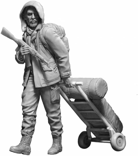 Masterbox MAS24076 1:24-The Last Bridge, Kit no 4, Vadim Scale Model, Unpainted