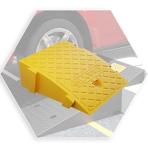 Rampa de umbral de goma resistente y antideslizante para coches bajos