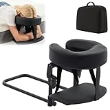 Massage Kopfstütze für Bett, Massagetisch Gesicht Wiege Mit Kissen, Massagekissen Kopf Loch, Universal Verstellbare Kopfstütze Gesicht Unterstützung Halterung, für Massagetisch U-Förmige Kissen