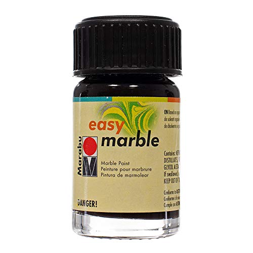 Craft County Marble Paint â€“ Paint for Ceramics, Paper, and Glass â€“ Creates Unique Multicolored Crafts â€“ Just Add Water (Amethyst)