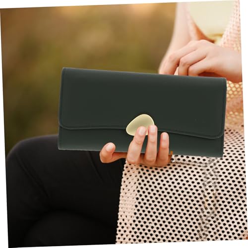 1Pc Ladies PU Wallet Long Money Bag with Zipper for Cards Cash and Coin Storage Compact Multi Compartment Design for Travel Shopping Daily Use2