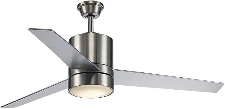 Tasso 52" Brushed Nickel Indoor Integrated LED Ceiling Fan