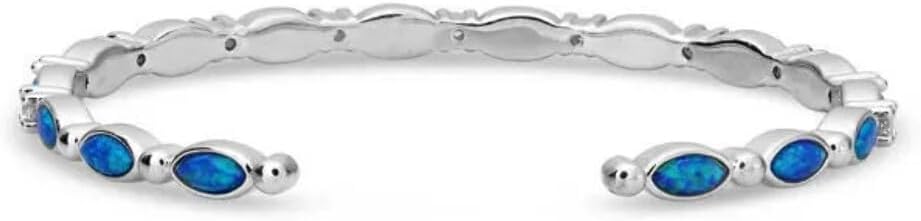 Montana Silversmiths Moonlit Night Crystal Opal Cuff Bracelet - BC5703