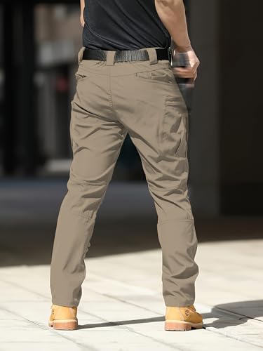 Image of Shasmi Black Mens Durable Comfy, Solid Color, Drawstring Waist, Casual Style, Breathable Fabric, Outdoor, Utility Multi-Pocket Design Cargo Trousers Pants for Men (MCargo 152)