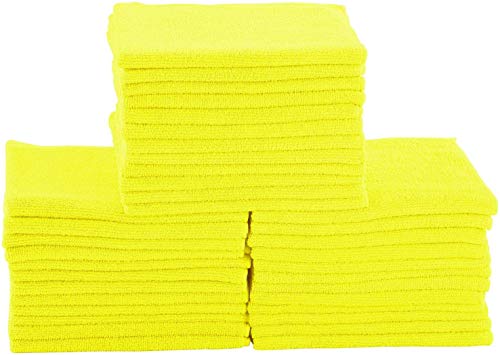 Simpli-Magic 79009 Heavy Grade Microfiber Cleaning Cloths, Size: 16x16, Colors may Vary: Blue, Orange, Green or Yellow, 30 Pack (79009-30PK)