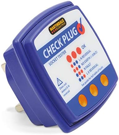 Martindale CP501 Classic Check Plug 240V Socket Tester, Blue