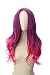 Long Wavy Gamora Cosplay Wig Purple Mixed Red Pink Gradient Ombre Hair