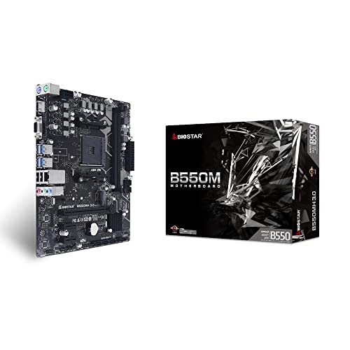 BIOSTAR AMD B550`bvZbgځEAMD Ryzen 5000V[YvZbT[Ή RXgptH[}XMicroATX}U[{[h [ B550MH 3.0 ]