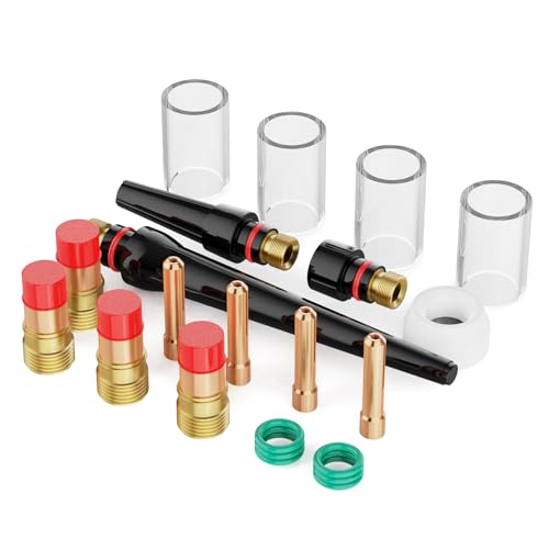 ARCCAPTAIN 22Pcs TIG Torch Gas Lens Kit for WP-17/18/26