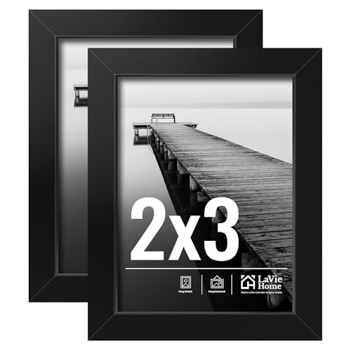LaVie Home 2x3 Picture Frame 2 pack, Display Pictures 2...