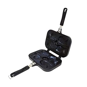 KD HOME Traditional Taiyaki ë¶â€¢ìâ€“´빵 Fish Shaped Cake Pan Waffle Pancake Bread Maker. Quick and Easy Dessert Maker…