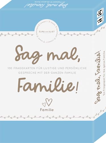 Sag mal, Familie!: Das Original. | Unterhaltsames Familien-Fragespiel für 2+ Spieler | Ideal auch für unterwegs | Ein ausgefallenes Geschenk für Familien (Elma van Vliet Quizze & Fragespiele)
