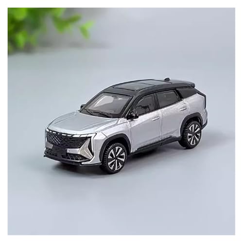 Geely Boyue L coche miniatura metal diecast 1:64 escala plateado 2