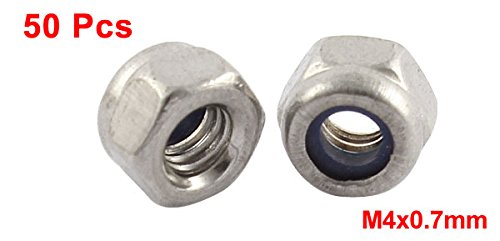 Sealey NLN10 Nylon Lock Nut M10 Zinc DIN 982 Pack of 100