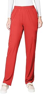 SLJYM - Pantalones sueltos de enfermería para mujer, para todas las estaciones, pantalones de trabajo médico, color rosa, pantalones azules y blancos, talla grande, parte inferior elástica