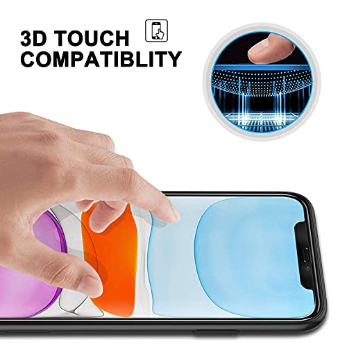 Image of DD SON Tempered Glass Screen Protector Compatible for iPhone XR / 11 with Edge to Edge Coverage and Easy Installation kit