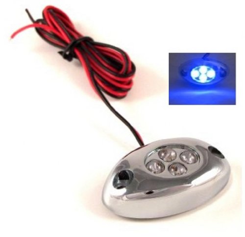 Módulos LED bajo luz azul 4 piezas para moto y auto miniatura 4