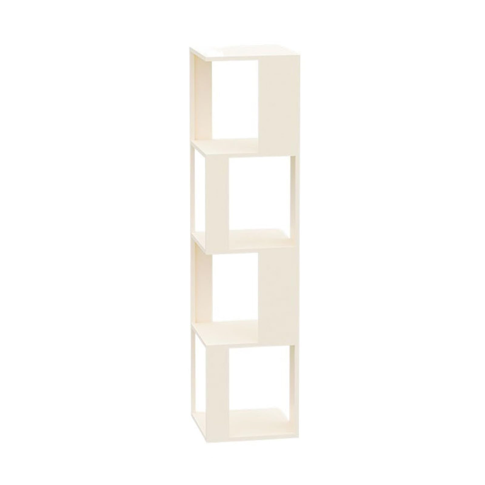 ZYYANSHOP Bookshelf Modern Light Luxury Floor Bookshelf Iron Baked Enamel Shelving Unit for Office Study(White)