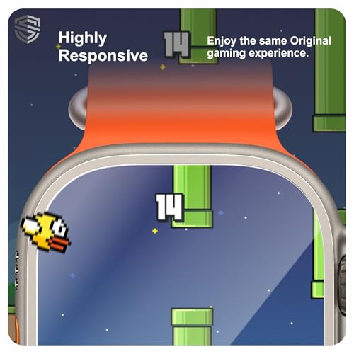 Image of Military-Grade Gorilla Tempered Glass For Apple Watch Ultra, Watch Ultra 2 and Watch Ultra 3 (49 mm) with Installation Kit | Pack of 2 | Transparent