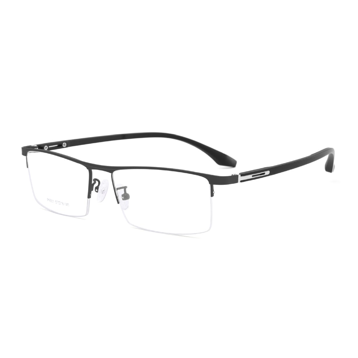 Oversized Eyeglasses Glasses Frame Men 155Mm Wide Big Spectacles For Grade -100 150 200 250 Optical Ready Eyewear (Gray, Anti Blue Light -325)