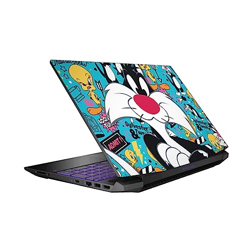 Skin Looney Tunes Titi et Grosminet autocollant vinyle pour PC portable HP Pavilion 15.6