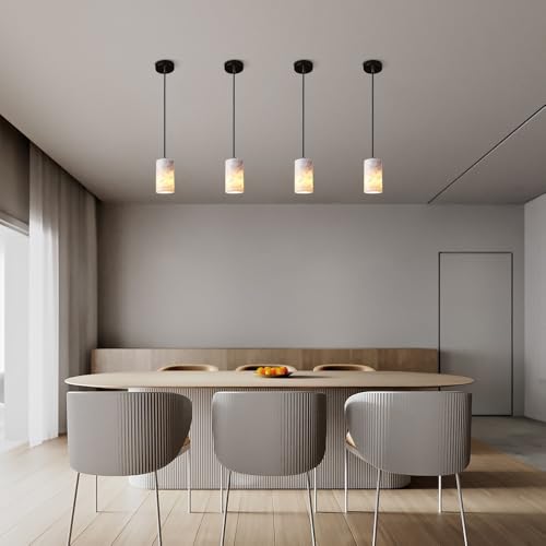 Lustre cylindrique en pierre pour libérer de l'espace de chevet - 2