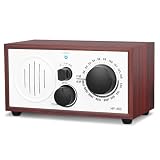 ONGTEED Vintage Wood Radio