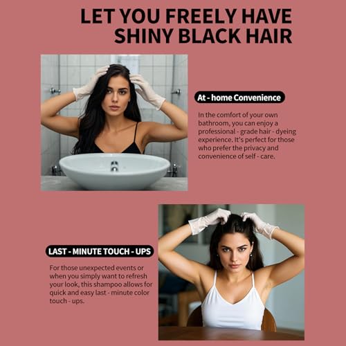 Shampooing colorant contre les cheveux blancs pour revitalisation - 4