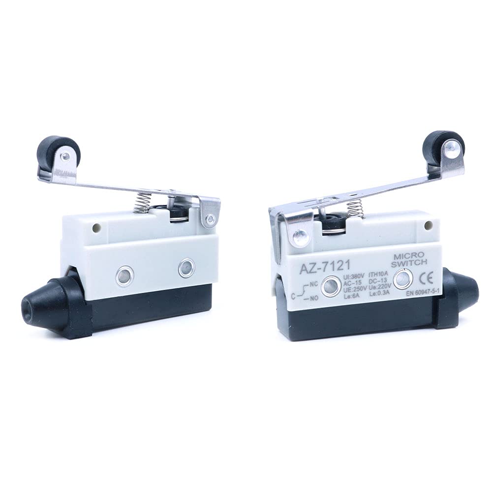 Microinterruttore AZ-7121 - 2 Pezzi, 10A, 1NC/1NO, Impermeabile IP65 - Foto 13