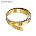uxcell Brass Sheet Roll, Metal Foil Plate 1000mm x 15mm x 0.2mm