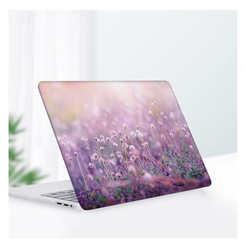 Coque pour Macbook Pro 13 Pouces 2015 2014 A1502 Protection Rigide Fleur Violette