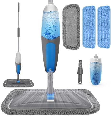 Spray Mops for Floor Cleaning - Microfiber Wet Dry Dust Mop for H...