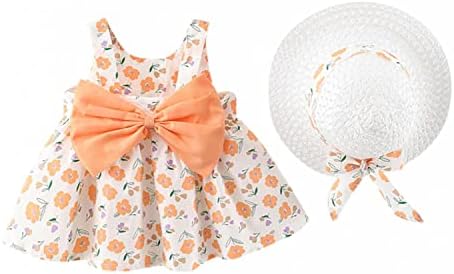 Baby Girls Dresses Hat Sets, Toddler Infant Girl