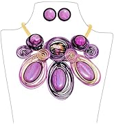 Barode African Tribal Choker Necklace Set - Gold Ethnic Statement Jewelry For Women