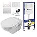 Produktbild Geberit Duofix Vorwandelement Wand Wc-Set + V&B WC Omnia Classic + Drückerplatte