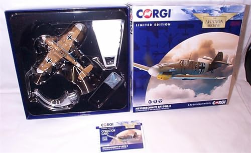 corgi aviation archive Messerschmitt Bf109G-2 As Preserved At RAF Museum Hendon aircraft 1:72 scale limited edition diecast model